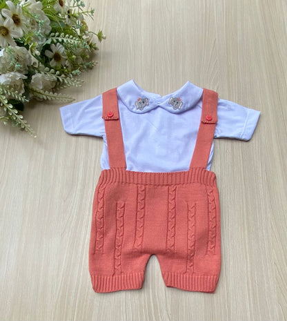Romper Bebê Tricot Vanessa