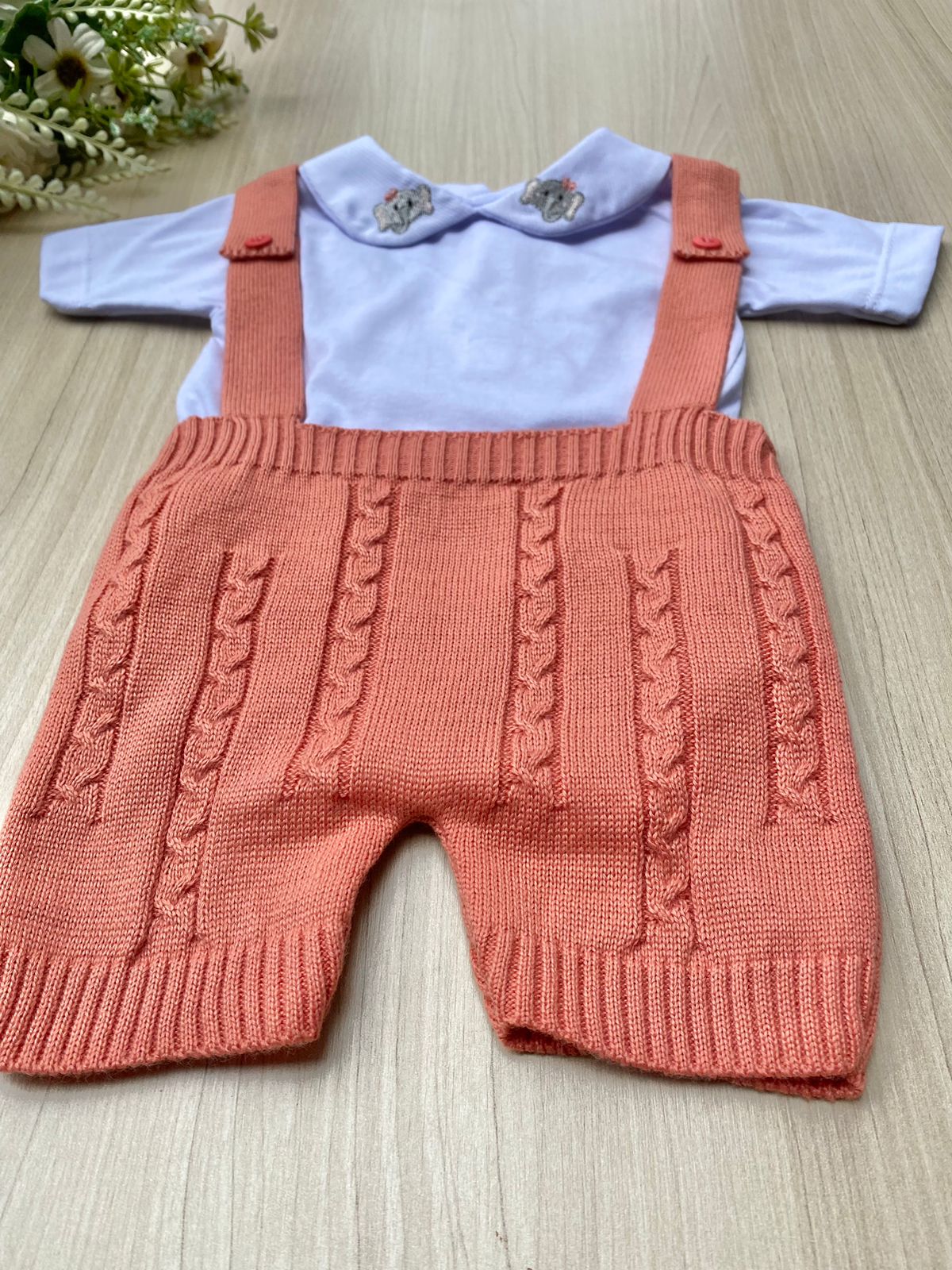 Romper Bebê Tricot Vanessa