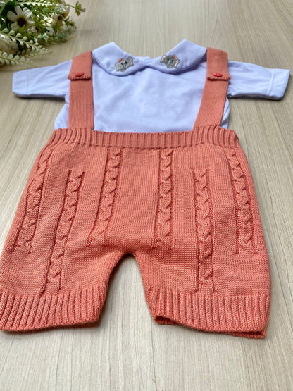 Romper Bebê Tricot Vanessa