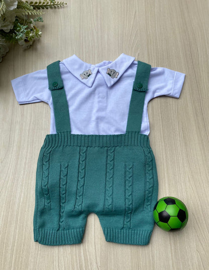 Romper Bebê Tricot Vicente