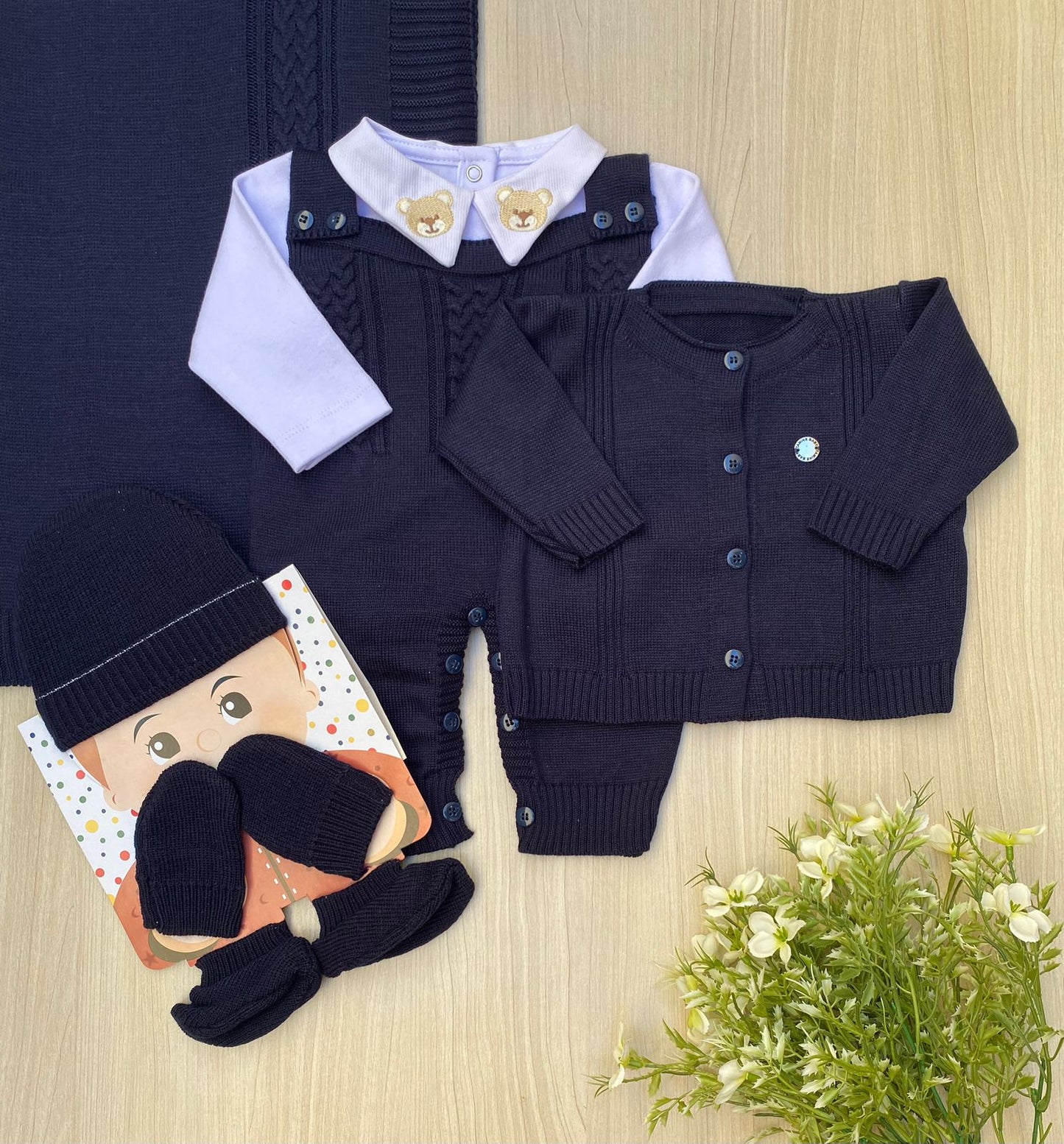 Saída Maternidade Tricot Levi