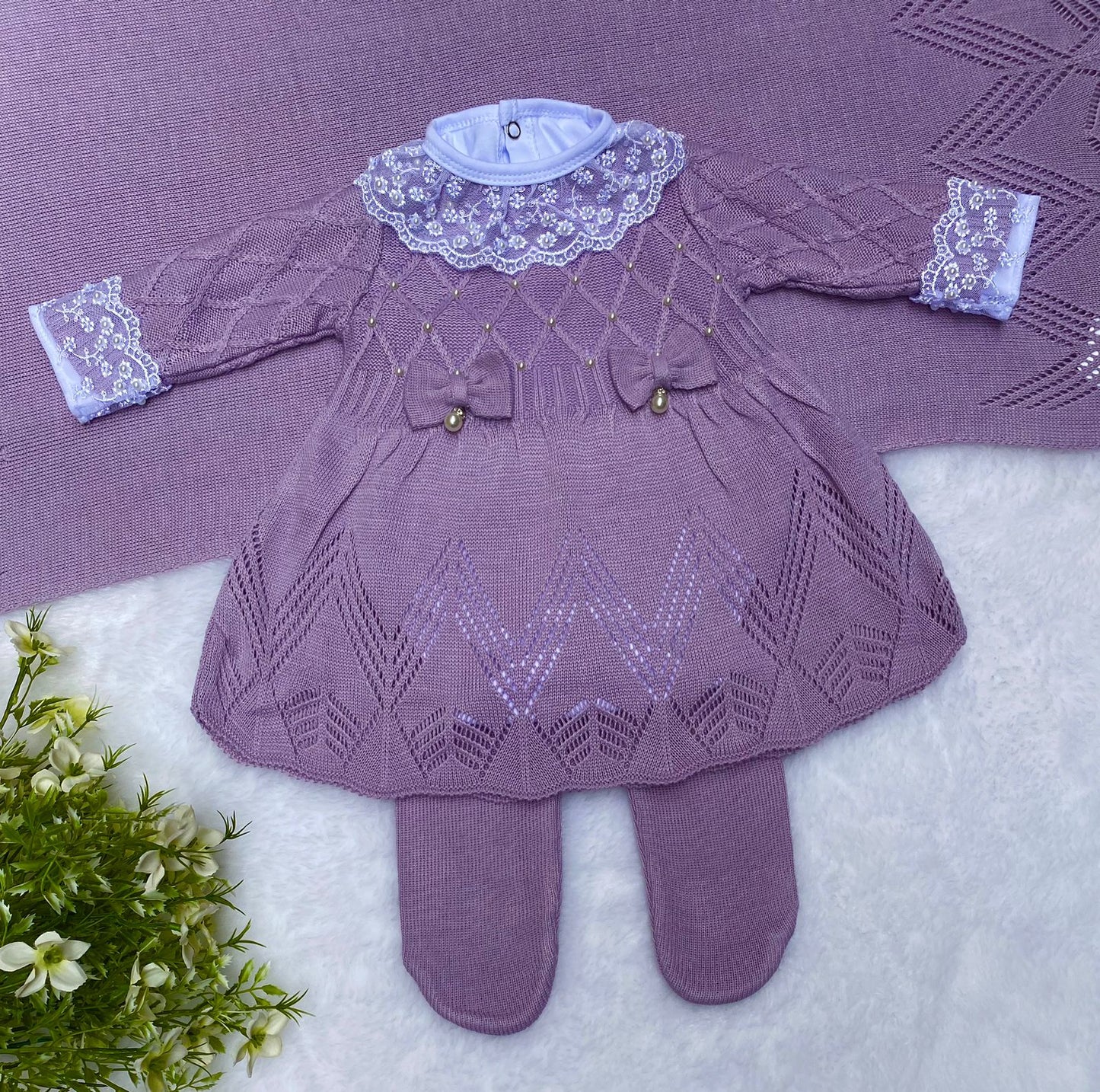 Saída Maternidade Tricot Giovanna