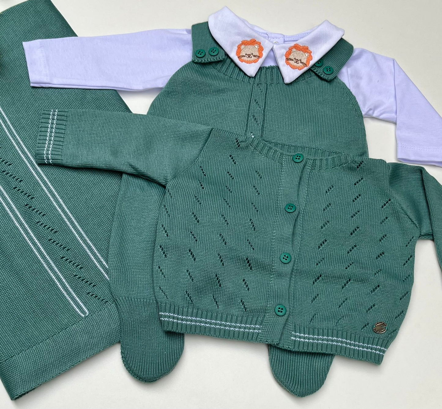 Saída Maternidade Tricot Bomber