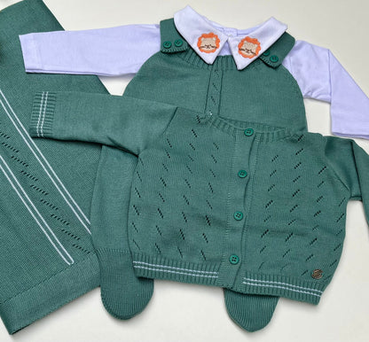 Saída Maternidade Tricot Bomber