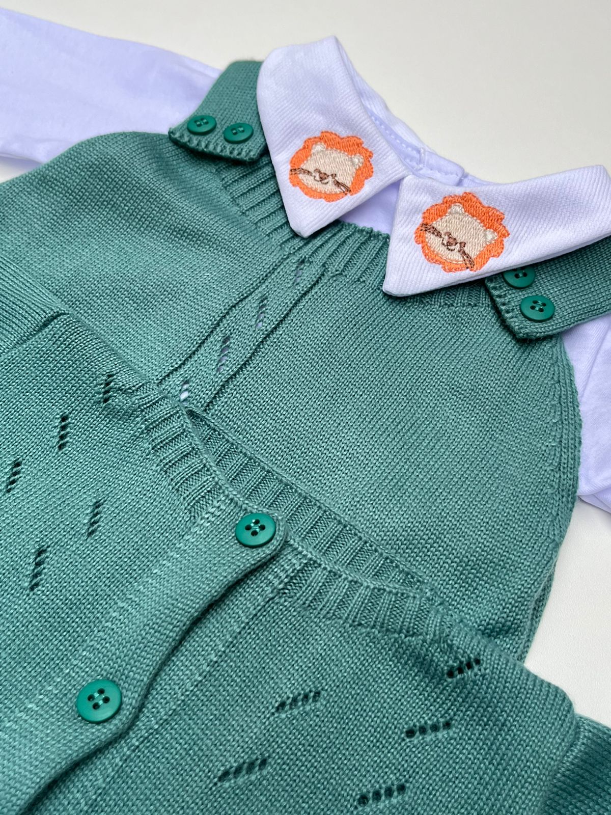 Saída Maternidade Tricot Bomber