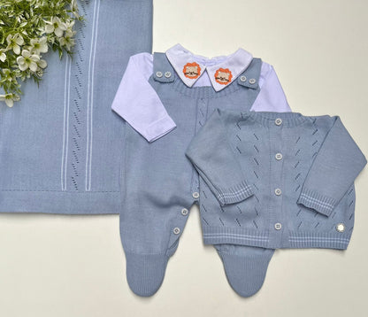 Saída Maternidade Tricot Bomber