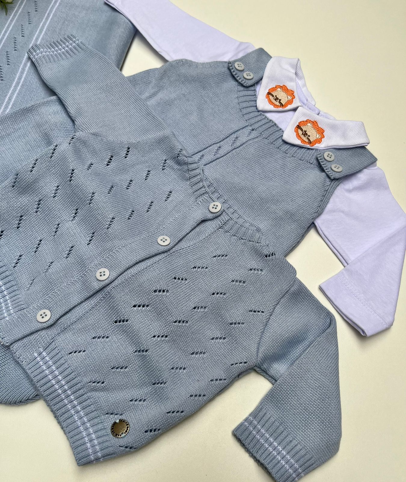 Saída Maternidade Tricot Bomber