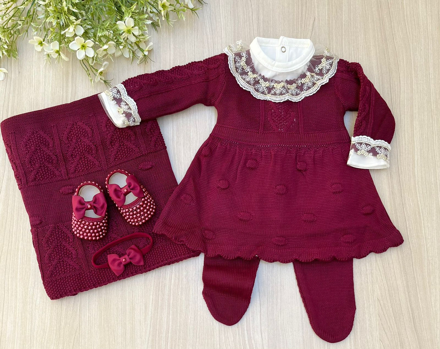 Saída Maternidade Tricot Lara