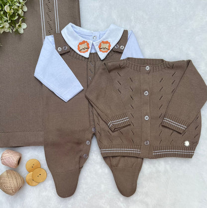 Saída Maternidade Tricot Bomber