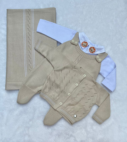 Saída Maternidade Tricot Bomber