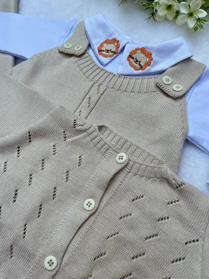 Saída Maternidade Tricot Bomber
