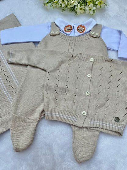 Saída Maternidade Tricot Bomber