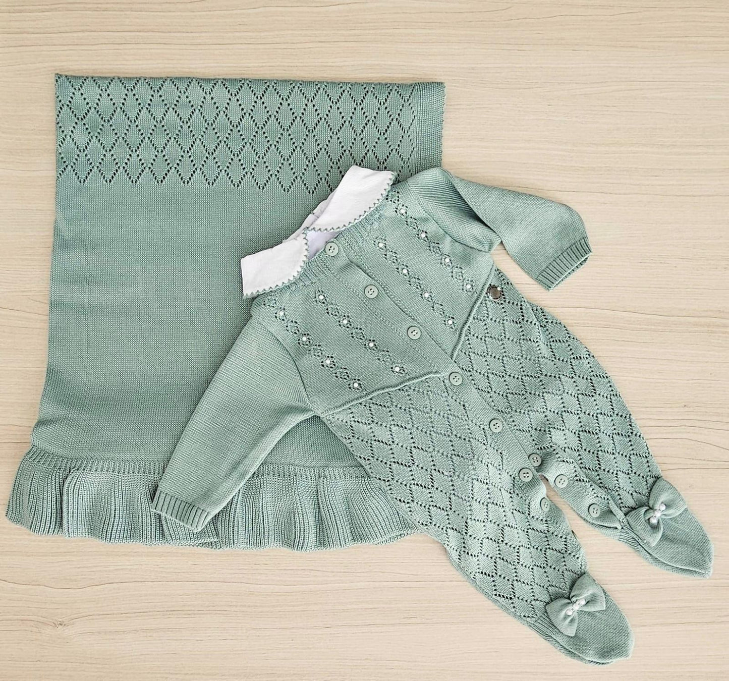 Saída Maternidade Tricot Lila