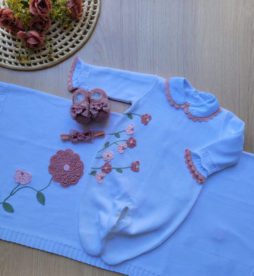 Saída Maternidade Tricot Bárbara