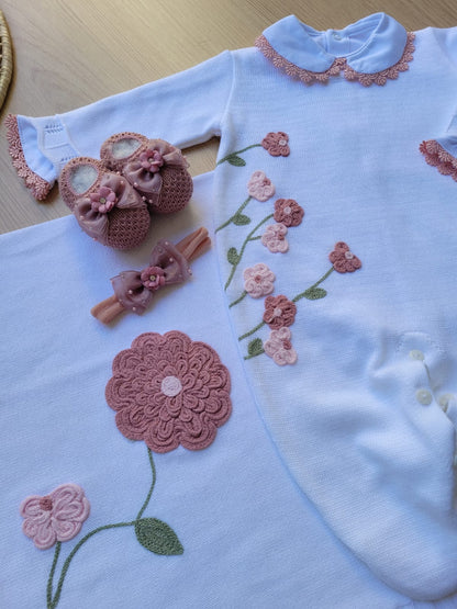 Saída Maternidade Tricot Bárbara
