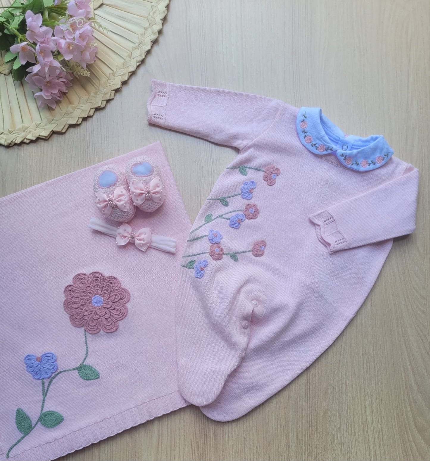 Saída Maternidade Tricot Bárbara