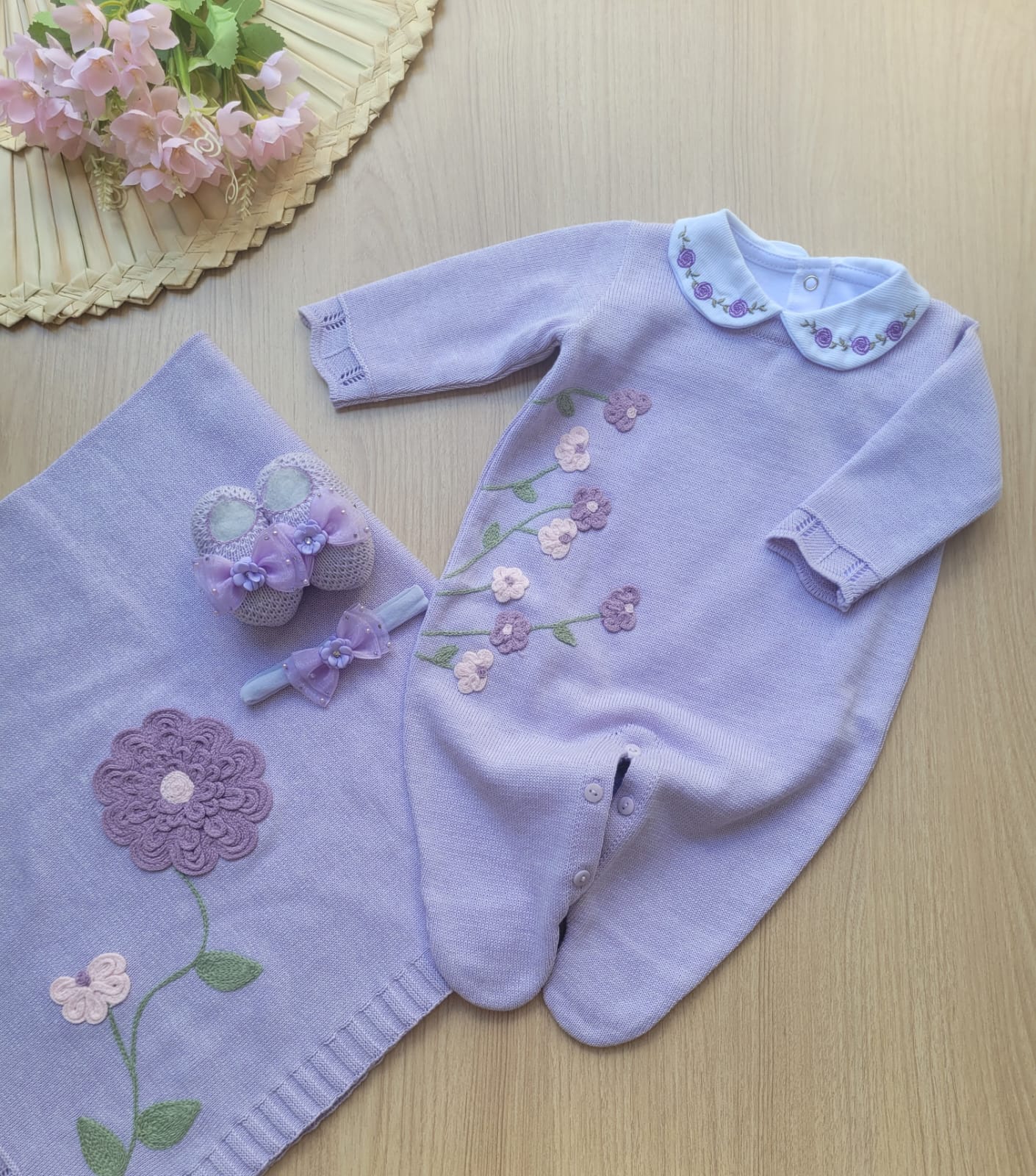 Saída Maternidade Tricot Bárbara