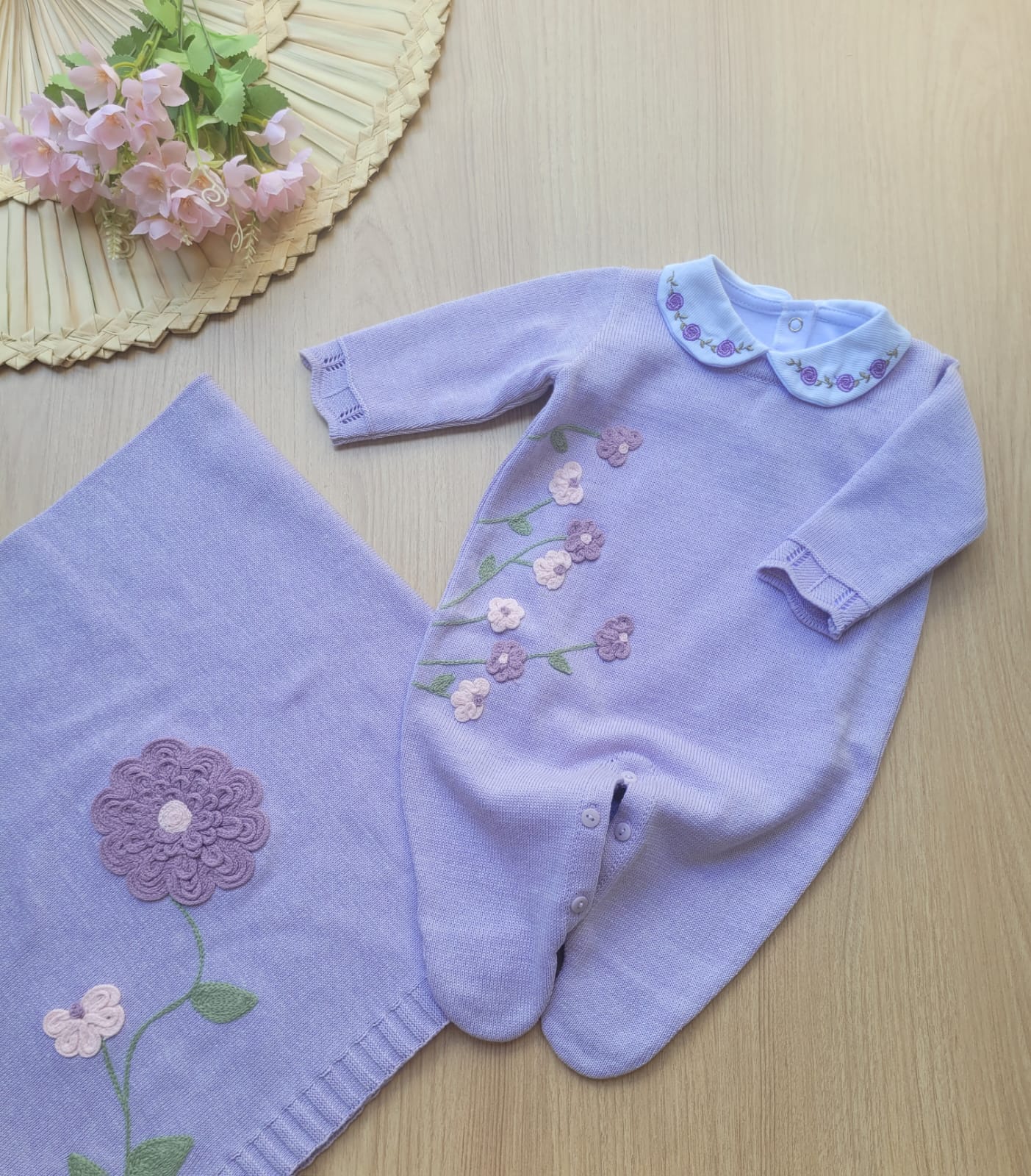 Saída Maternidade Tricot Bárbara