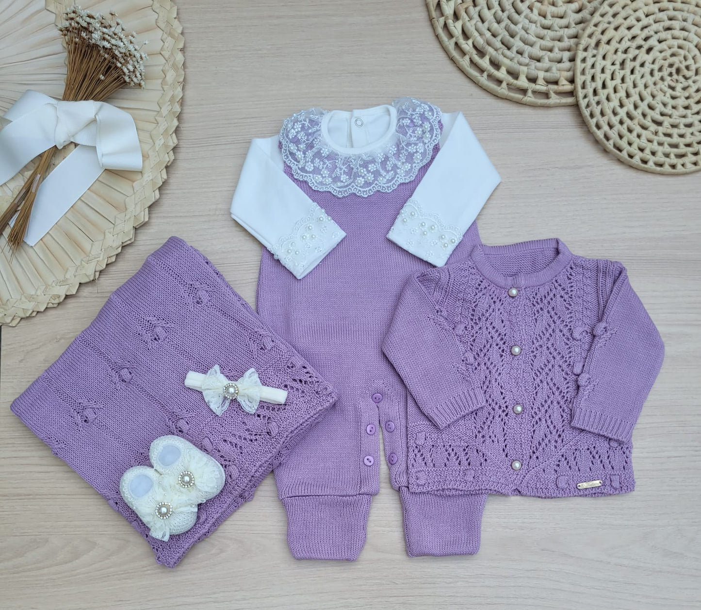 Saída Maternidade Tricot Bruna
