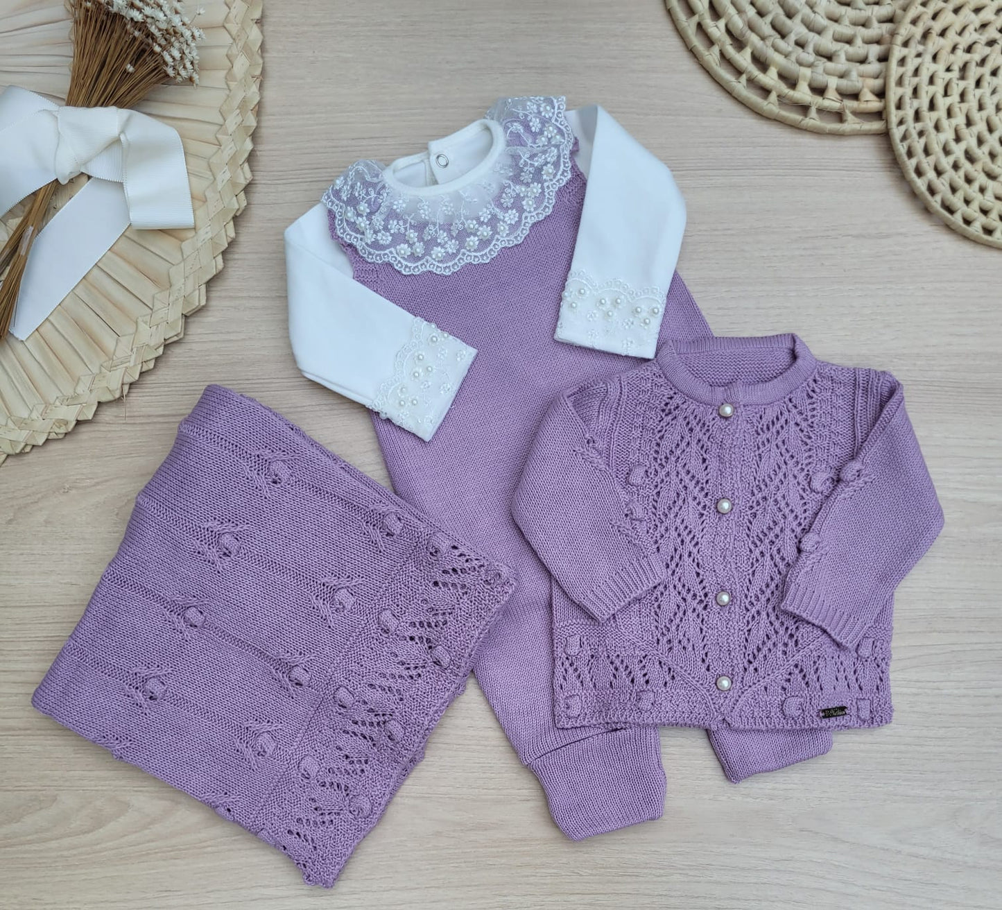 Saída Maternidade Tricot Bruna