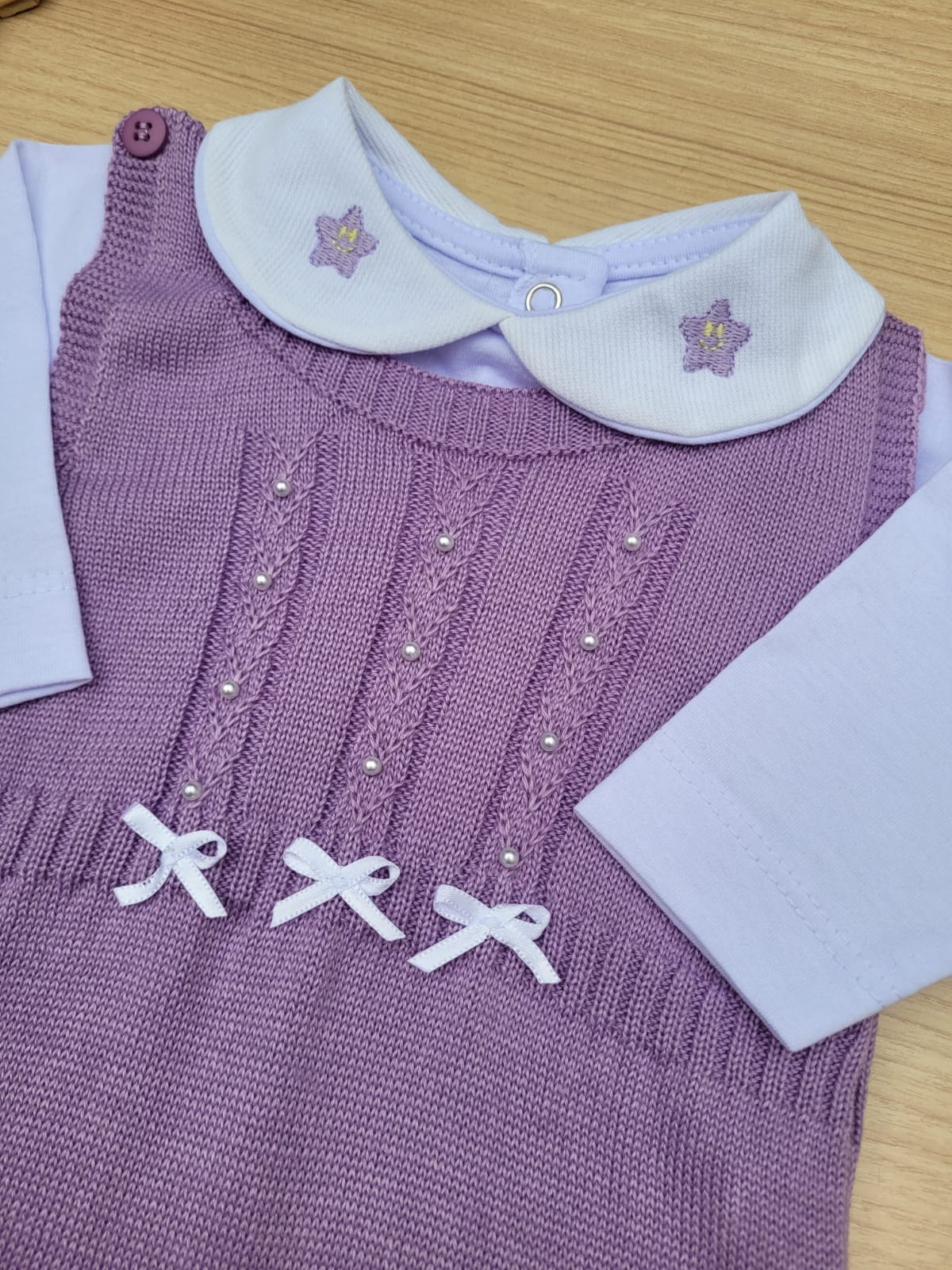 Saída Maternidade Tricot Lú