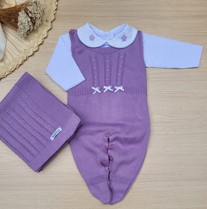 Saída Maternidade Tricot Lú
