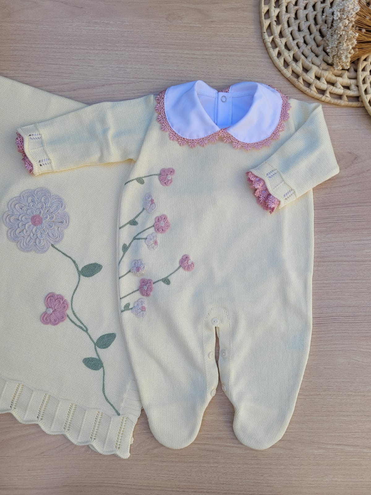 Saída Maternidade Tricot Bárbara