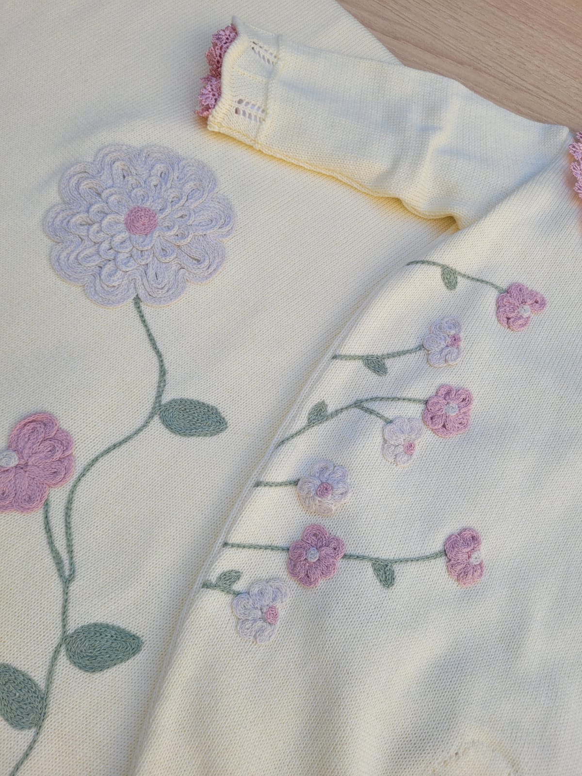 Saída Maternidade Tricot Bárbara