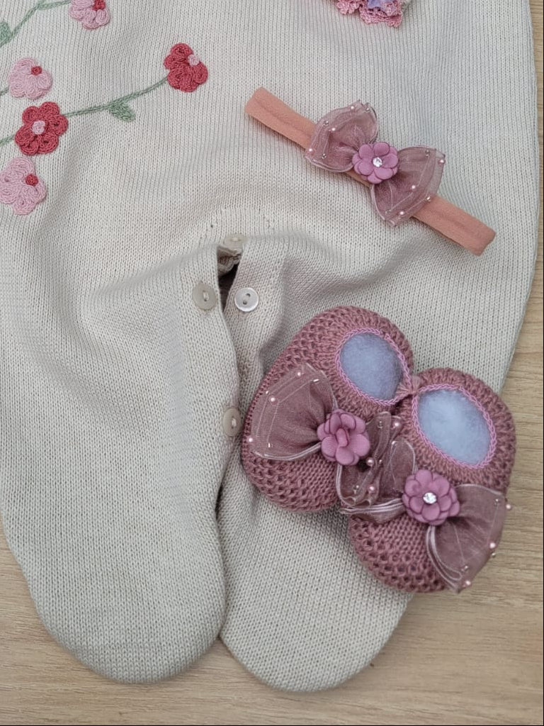 Saída Maternidade Tricot Bárbara