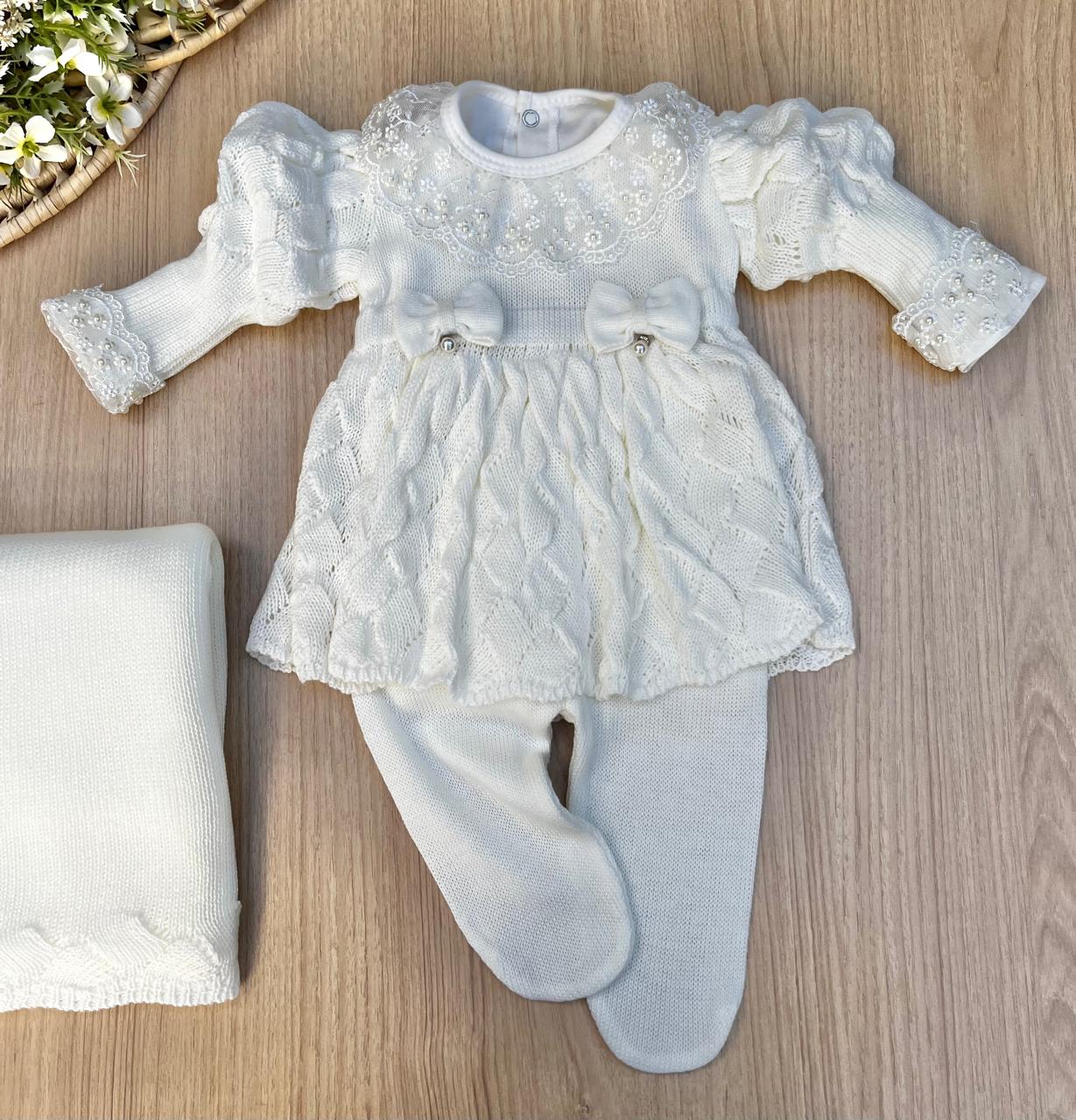 Saída Maternidade Tricot Bianca