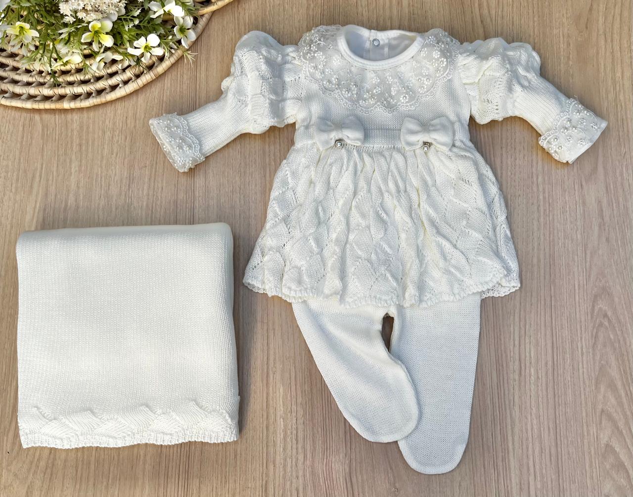 Saída Maternidade Tricot Bianca