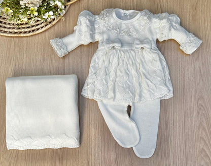 Saída Maternidade Tricot Bianca