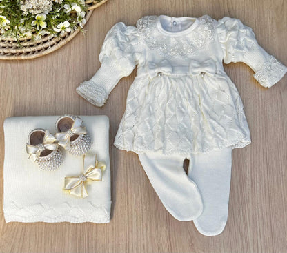 Saída Maternidade Tricot Bianca