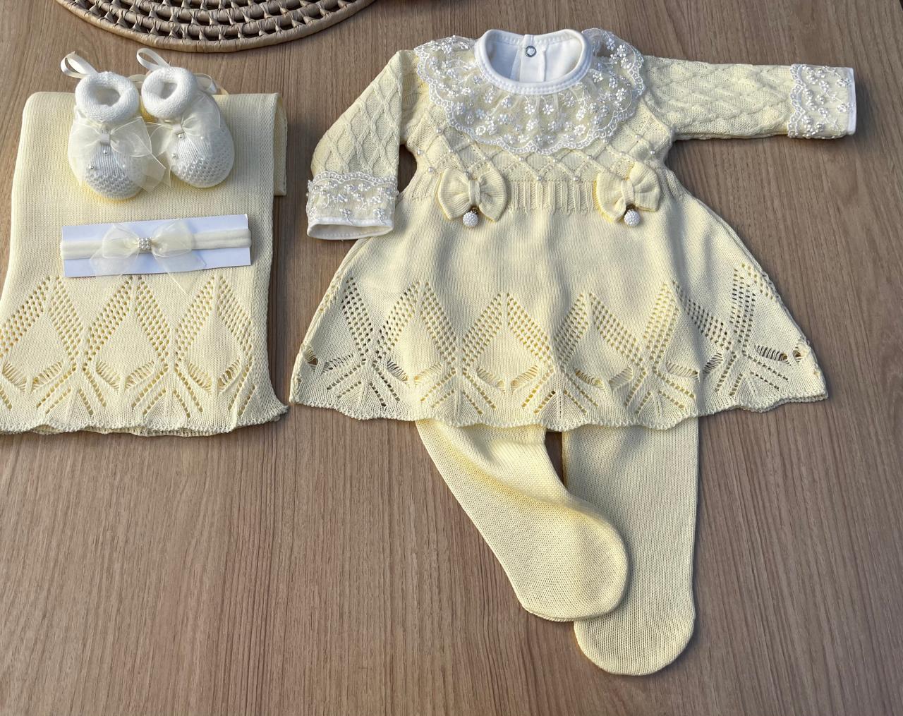 Saída Maternidade Tricot Giovanna