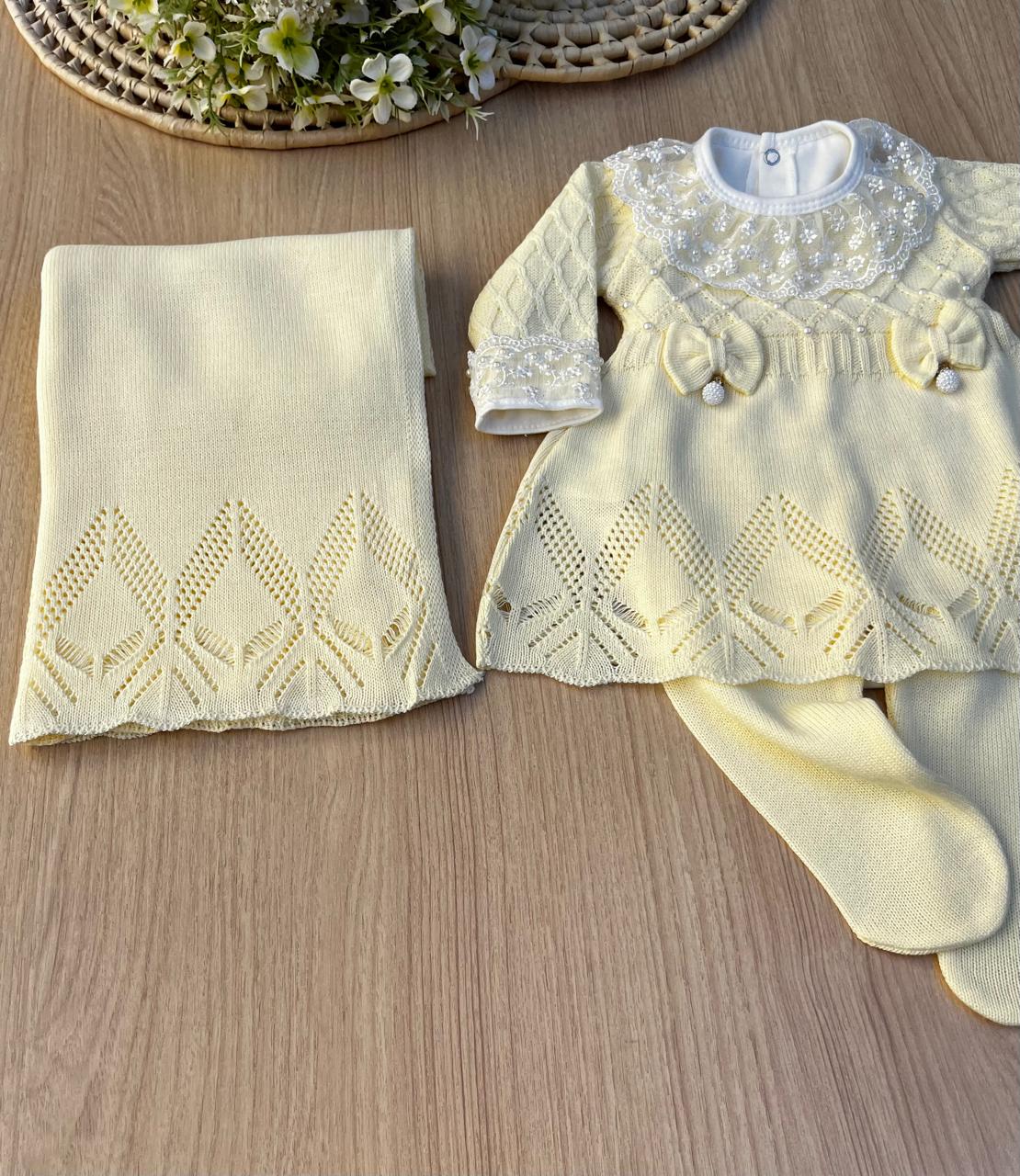 Saída Maternidade Tricot Giovanna