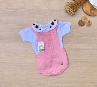 Romper Bebê Tricot Flora