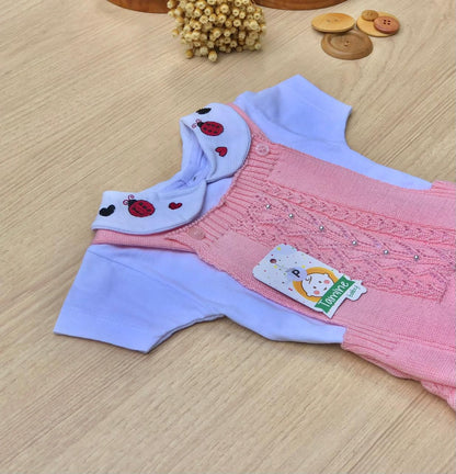Romper Bebê Tricot Flora
