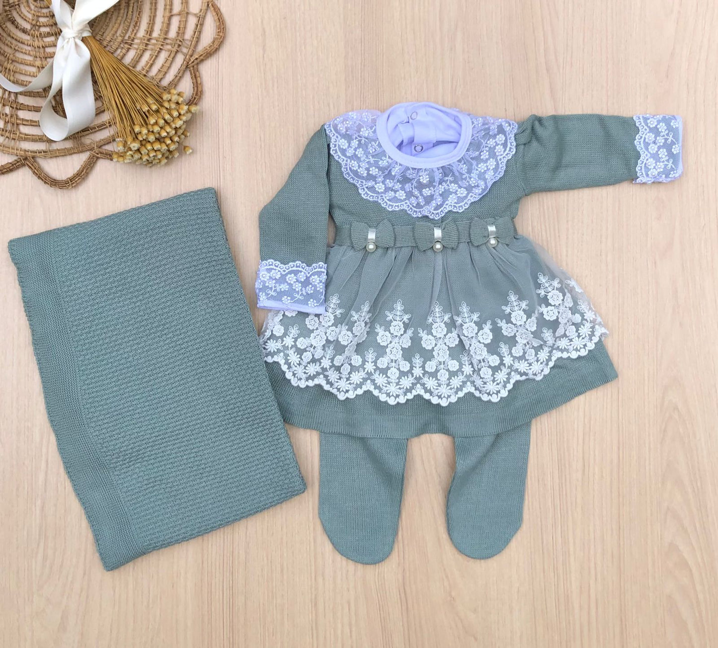 Saída Maternidade Tricot Manuela