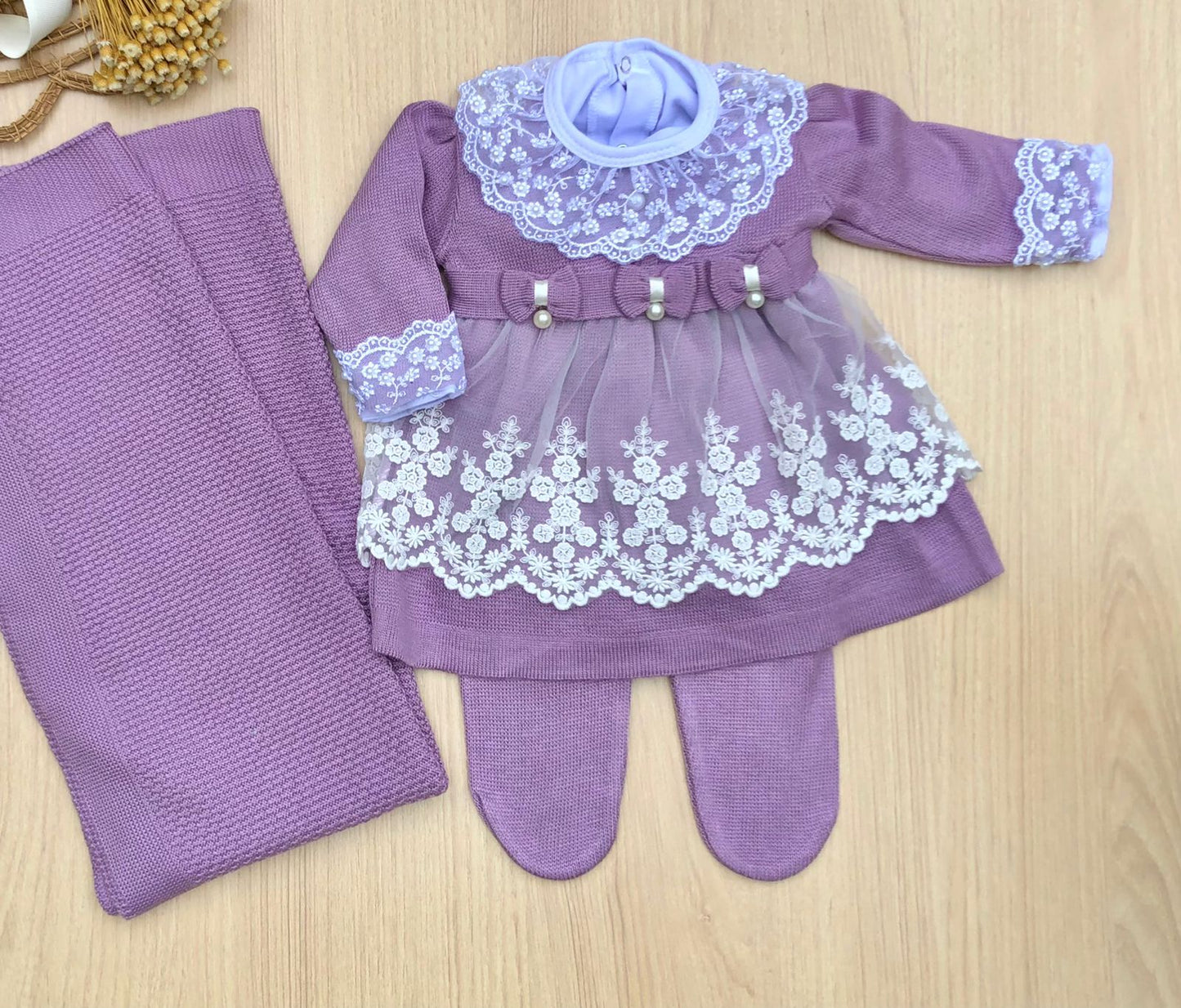 Saída Maternidade Tricot Manuela