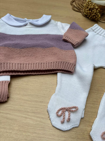 Saída Maternidade Tricot Marina
