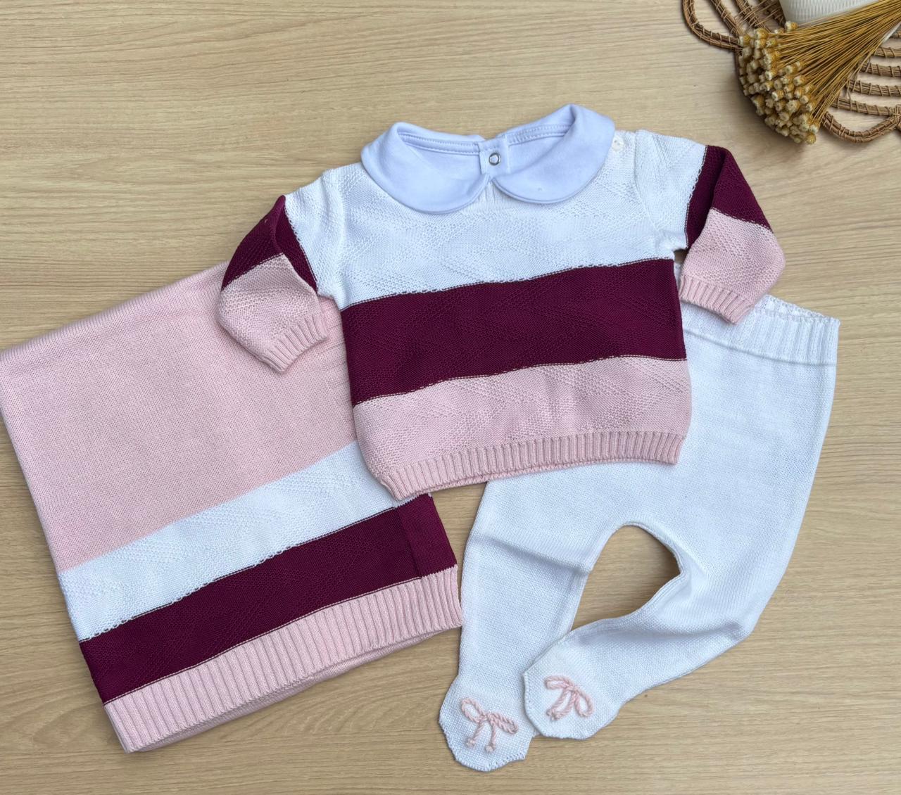 Saída Maternidade Tricot Marina