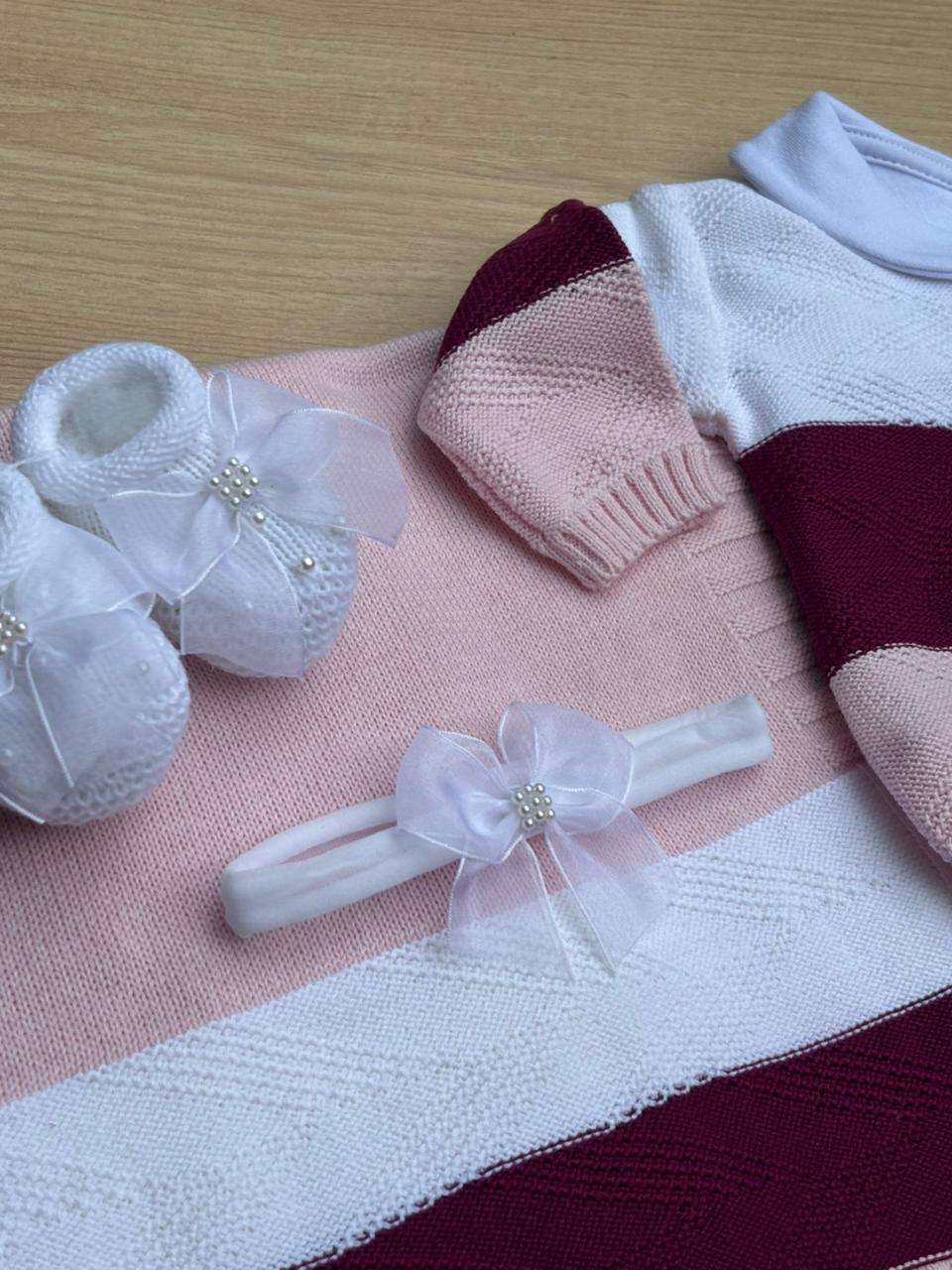 Saída Maternidade Tricot Marina