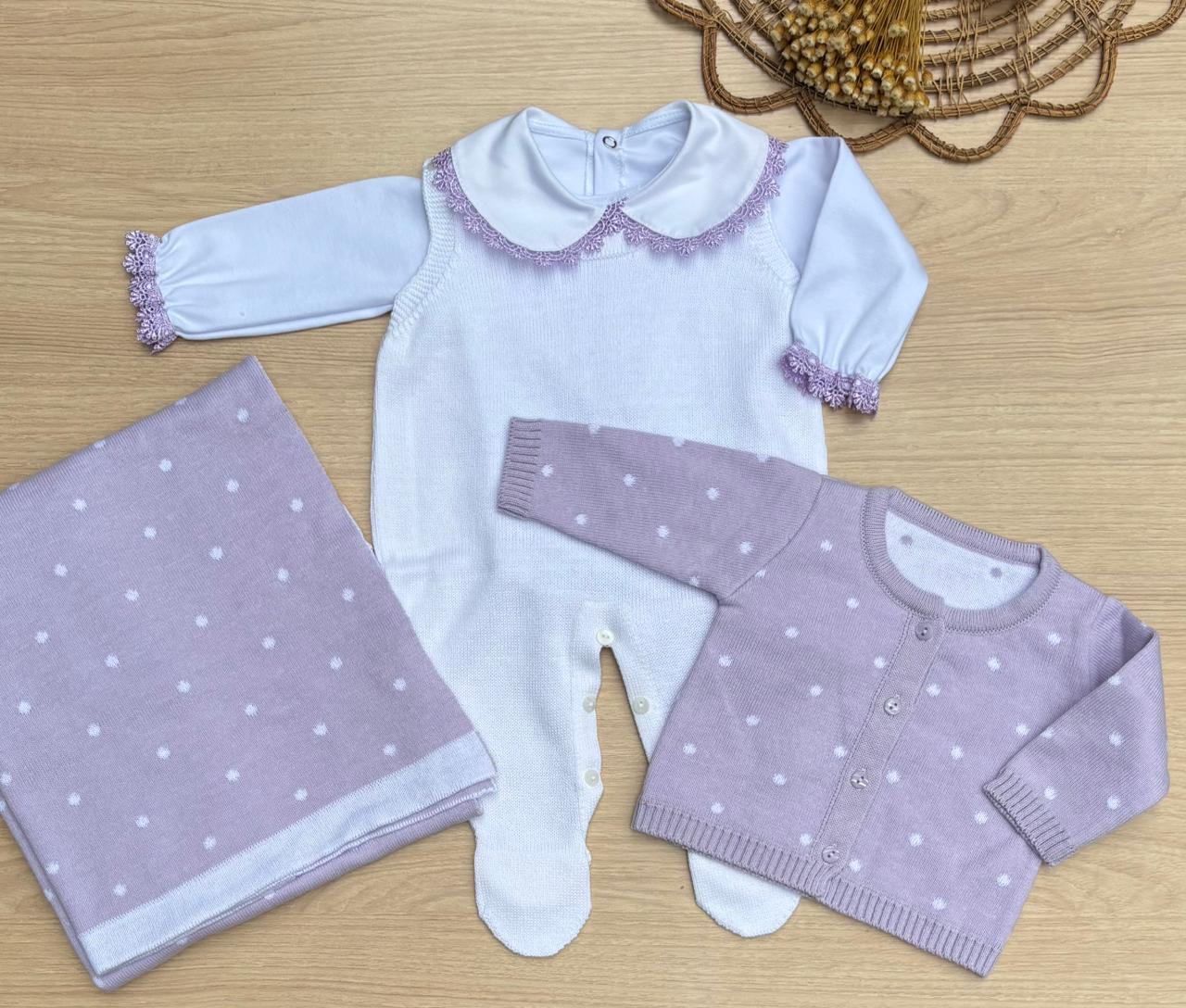Saída Maternidade Tricot Amanda