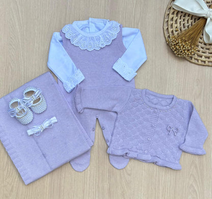 Saída Maternidade Tricot Charlotte