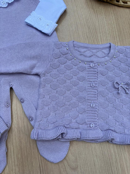 Saída Maternidade Tricot Charlotte