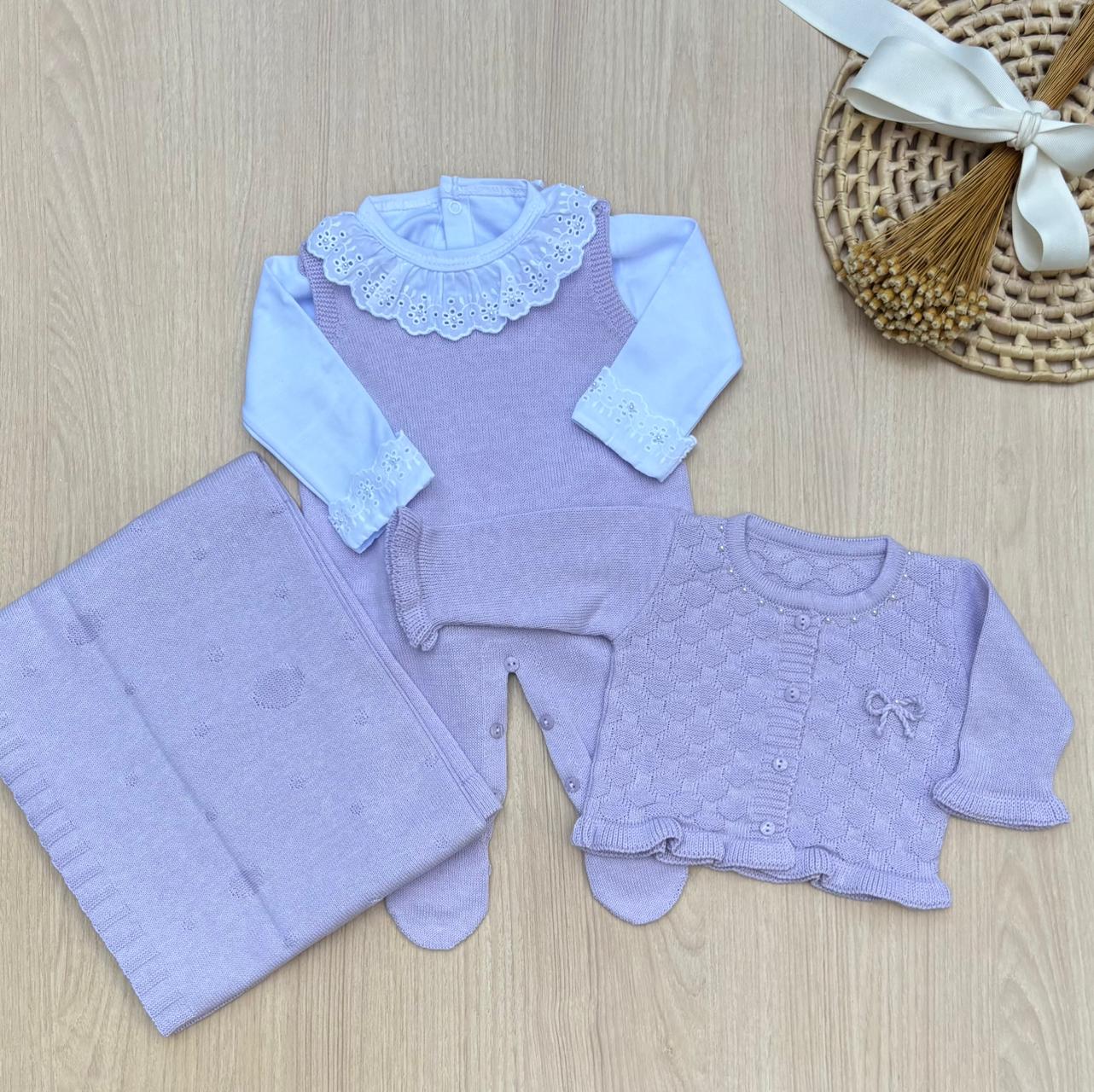 Saída Maternidade Tricot Charlotte