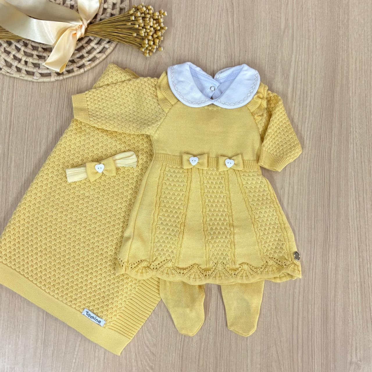 Saída Maternidade Tricot Livia Maria