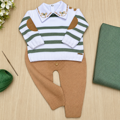 Saída Maternidade Tricot Ethan