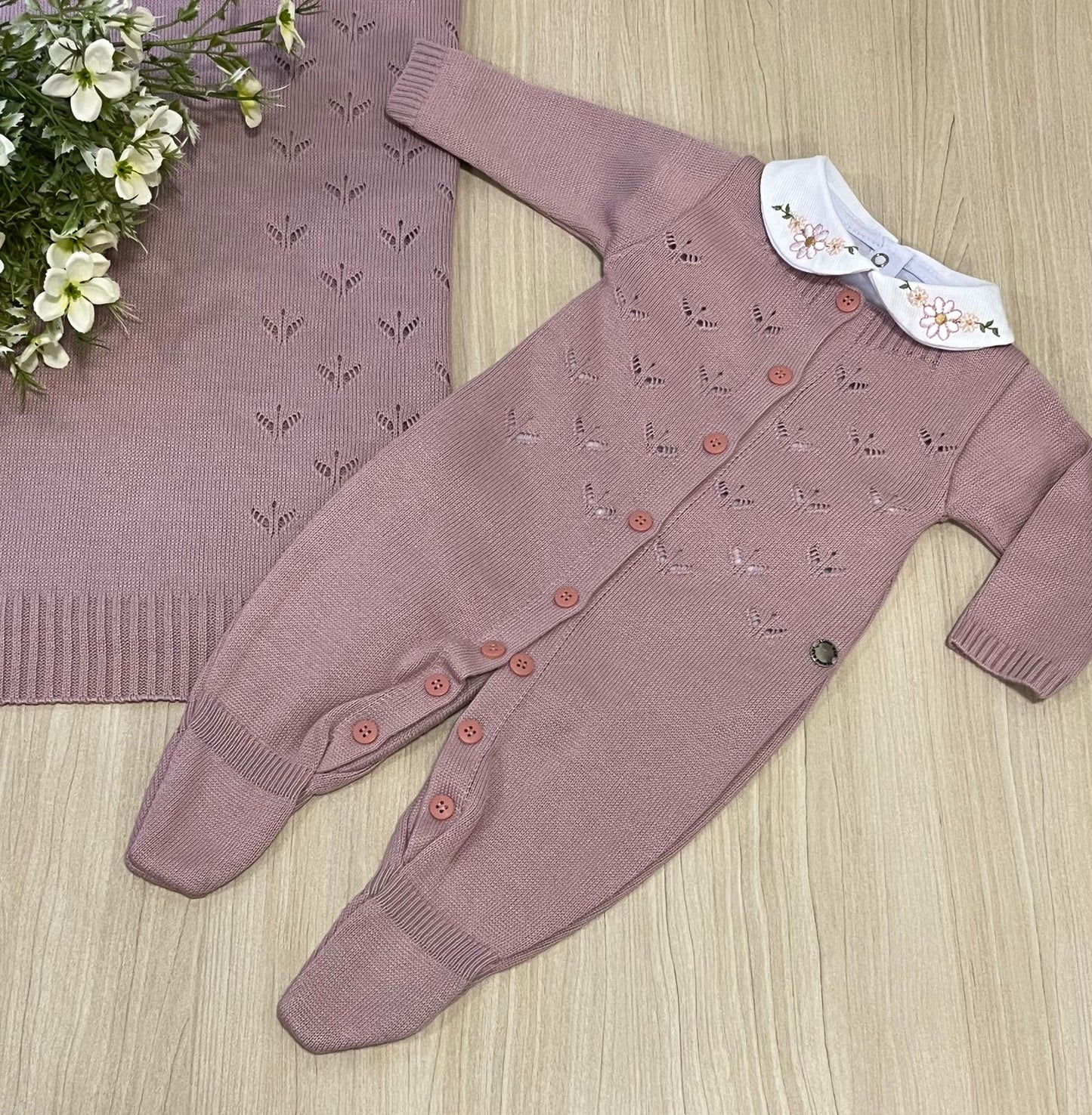 Saída Maternidade Tricot Margarida