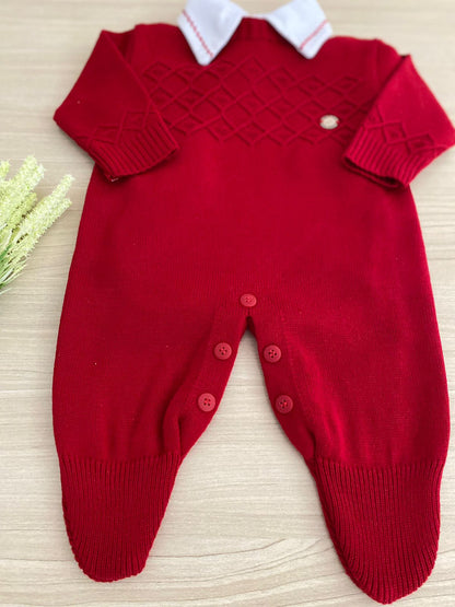 Macacão Bebê Tricot Charles